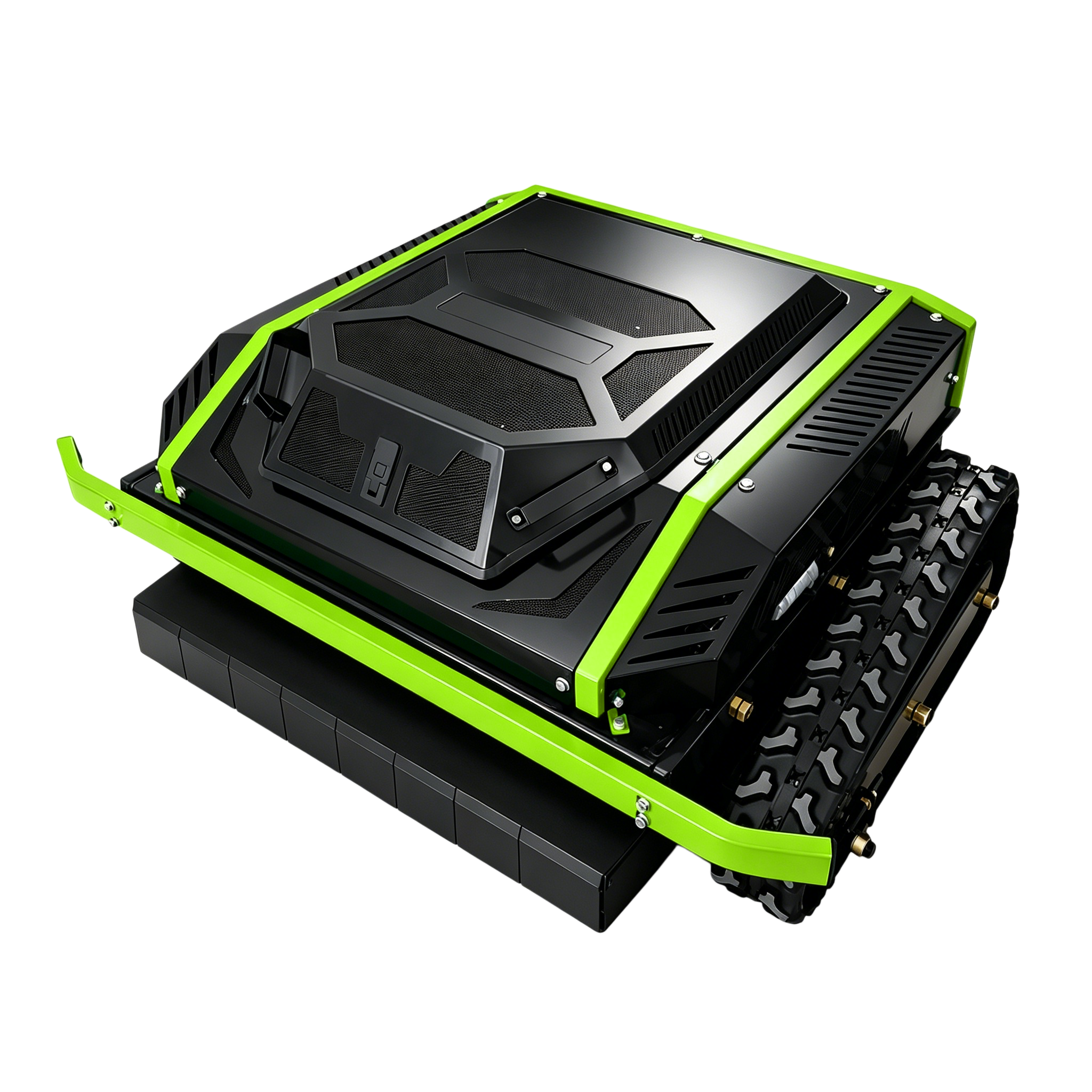 RC lawn mower Front 45-Degree View