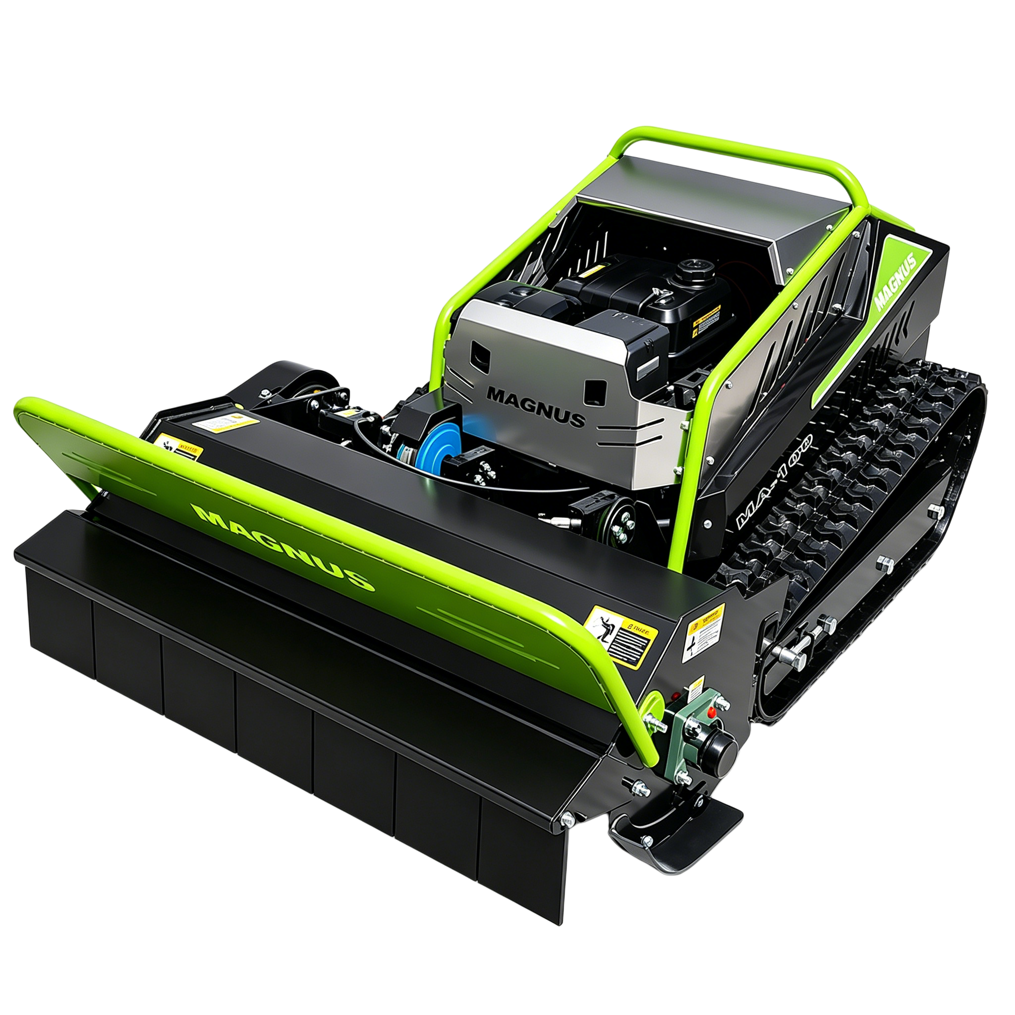 Remote Controlled Lawn Mower 45Degree View
