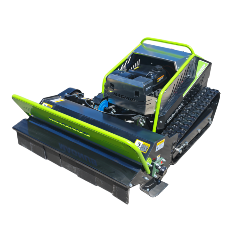 Remote Controlled Lawn Mower 45Degree View