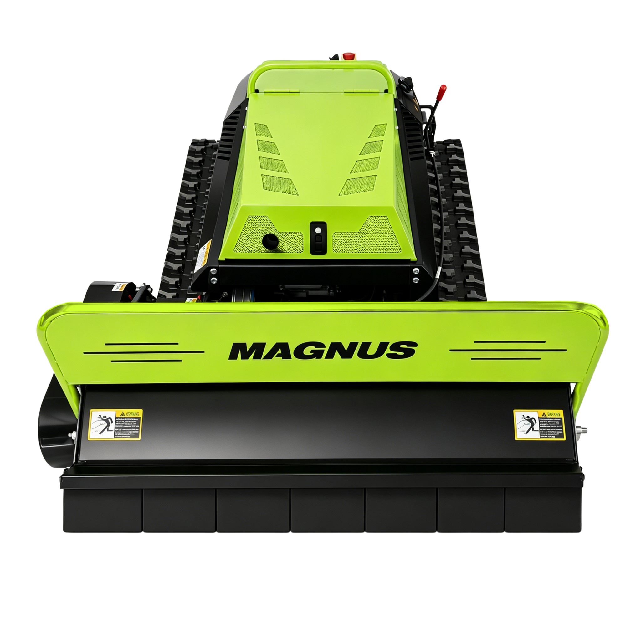 Remote controlled flail mower Show front