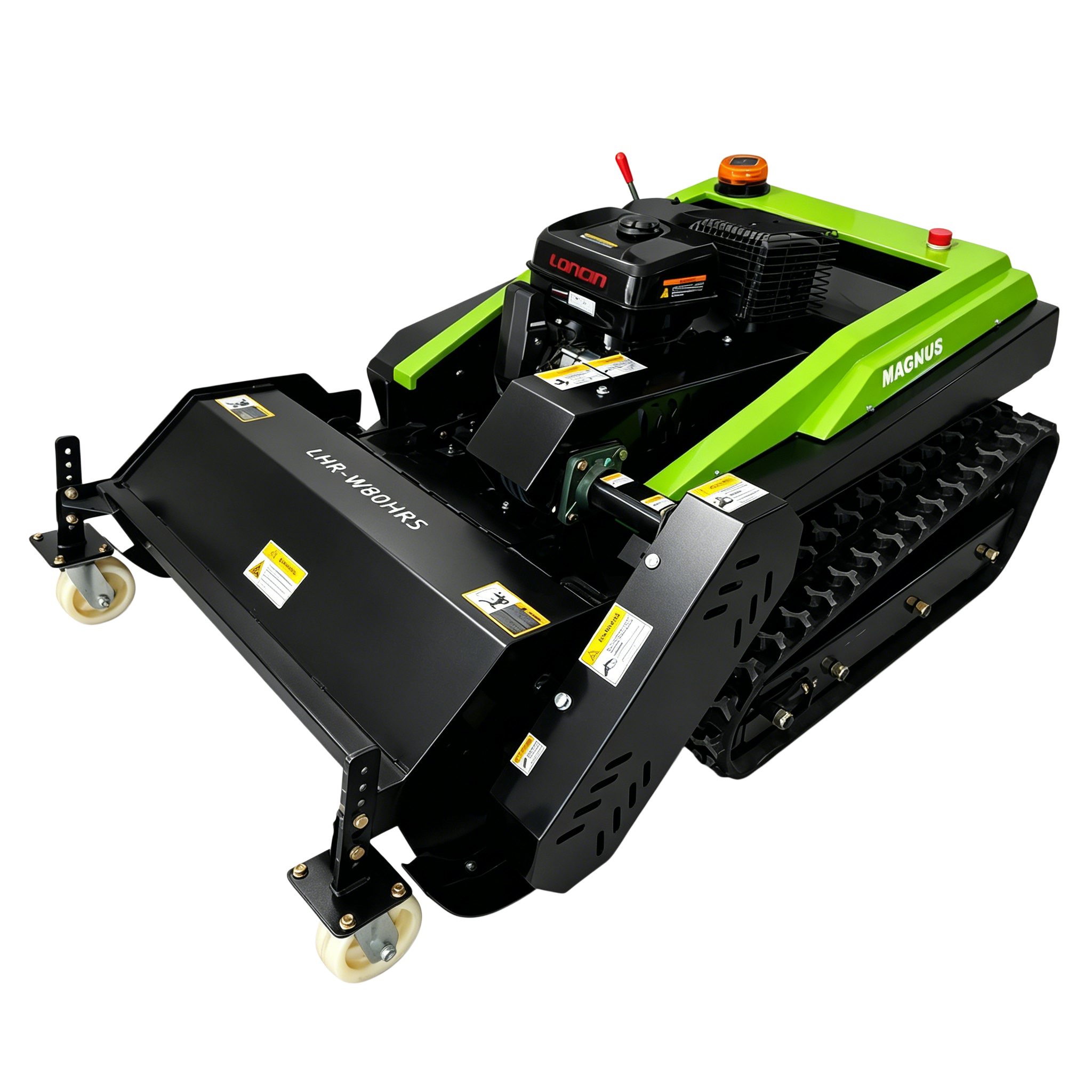 Tracked remote brush mower 45-Degree View02